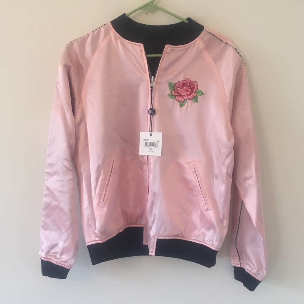 OC reversible silk varsity jacket - Picture 2 of 8
